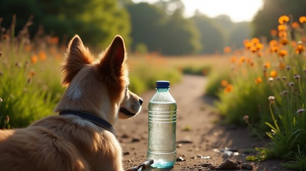 Bouteille chien : évitez la déshydratation lors de vos promenades